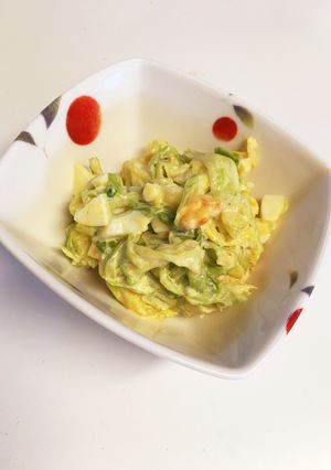 やみつき簡単キャベツサラダ ♡カレー味♡-レシピのメイン写真