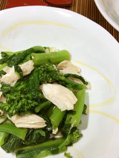 菜の花とササミのからし醤油和え-レシピのメイン写真