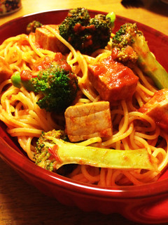 マグロのトマトパスタ-レシピのメイン写真