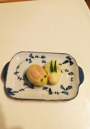 新じゃがでポテサラうさぎ　イースターに！-レシピのメイン写真