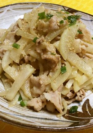 豚肉と大根のみそ炒め-レシピのメイン写真