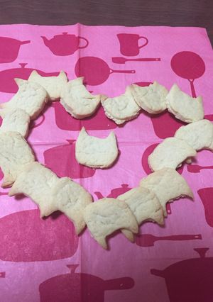 簡単！猫型クッキー！-レシピのメイン写真