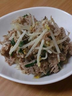 ずぼら管理栄養士の超簡単もやし炒め-レシピのメイン写真