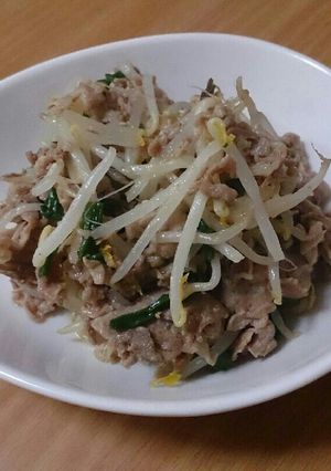 ずぼら管理栄養士の超簡単もやし炒め-レシピのメイン写真