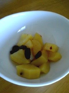 さつまいもとレーズンのはちみつ煮-レシピのメイン写真