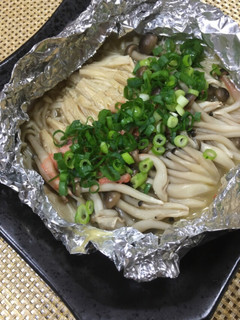 塩辛で隠し味!きのこのホイル焼き-レシピのメイン写真