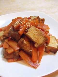 厚揚げ&にんじん☆きんぴら-レシピのメイン写真