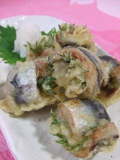 いわしの梅じそ天ぷら-レシピのメイン写真