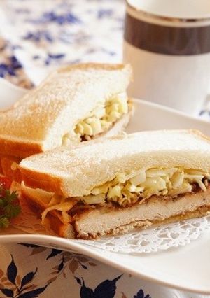 バター風味☆味噌カツサンド-レシピのメイン写真