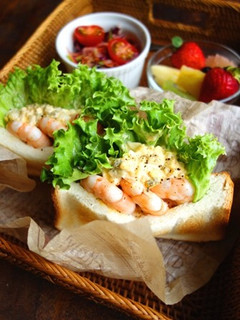 海老のタルタルポケットサンド-レシピのメイン写真