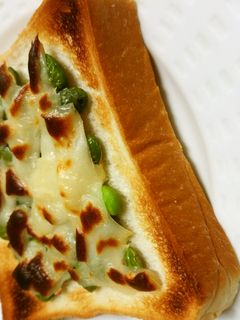 枝豆チーズトースト-レシピのメイン写真