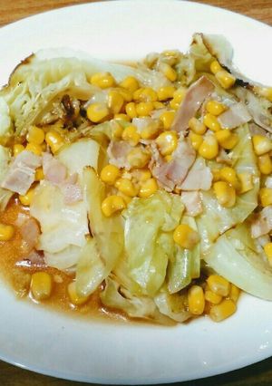 キャベツの蒸し焼き　-レシピのメイン写真