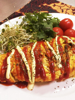 ツナとチーズのオムレツ-レシピのメイン写真