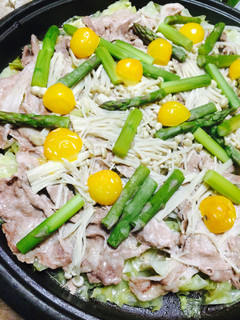 たっぷり野菜の簡単蒸しゃぶ-レシピのメイン写真
