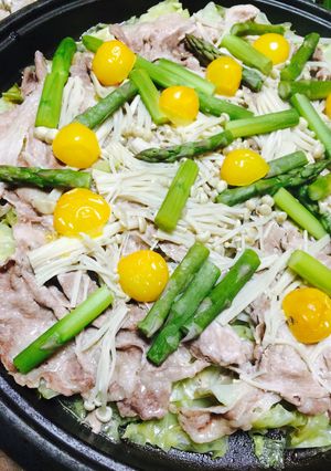 たっぷり野菜の簡単蒸しゃぶ-レシピのメイン写真
