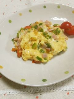 トマトと色々具材のオムレツもどき♫-レシピのメイン写真