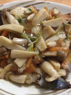 鰤カマの中華あんかけ-レシピのメイン写真