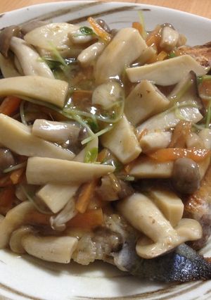 鰤カマの中華あんかけ-レシピのメイン写真