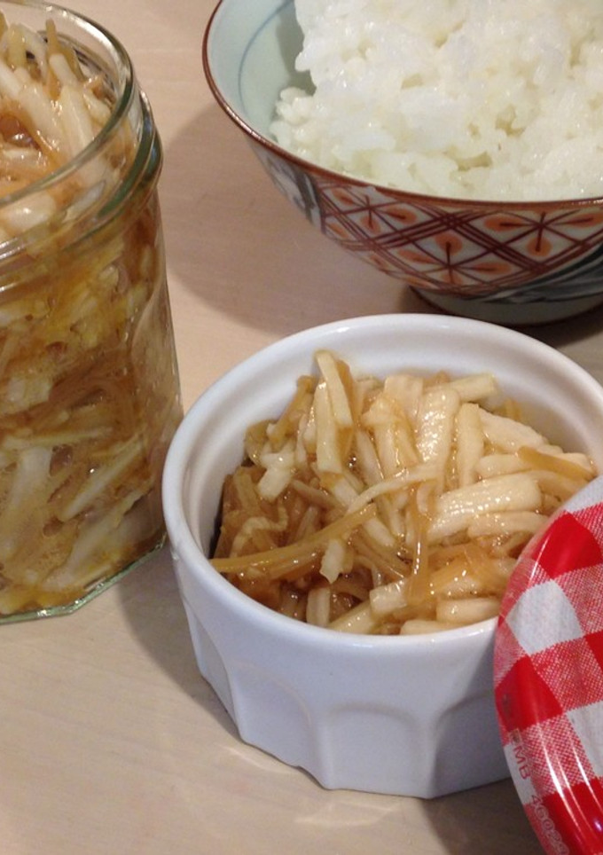 えのきの佃煮と山芋の和え物-レシピのメイン写真