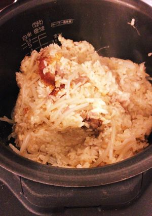 豚肉ともやしの炊き込みごはん-レシピのメイン写真