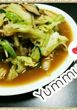 ラーメン屋風★ラーメンスープで野菜炒め-レシピのメイン写真