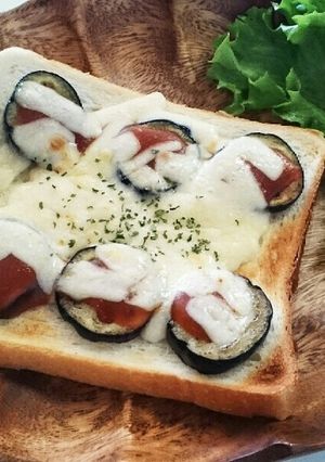下田なすチーズトースト-レシピのメイン写真