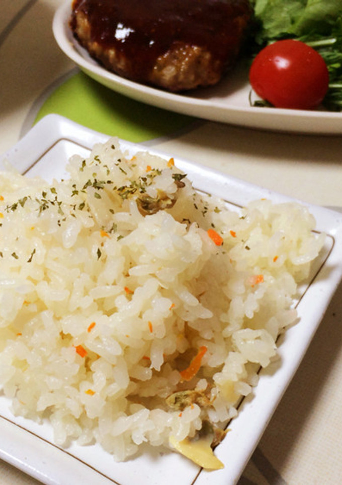 簡単！あさりの洋風炊き込みご飯-レシピのメイン写真