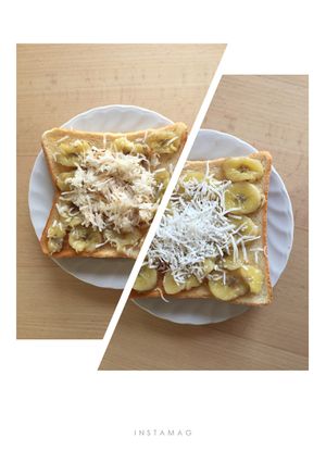 ココナッツとバナナのスペシャルトースト-レシピのメイン写真