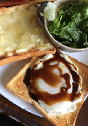 目玉焼きトースト-レシピのメイン写真