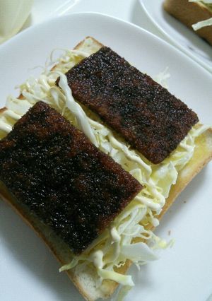 大阪串カツ風トースト-レシピのメイン写真