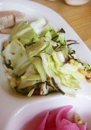 キャベツのお茶漬け和えサラダ-レシピのメイン写真
