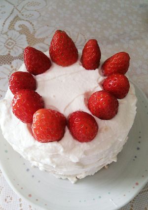 イチゴのショートケーキ 12cm-レシピのメイン写真