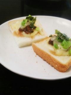 ご当地☆カツオの佃煮ピザトースト-レシピのメイン写真