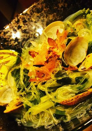 春に食べたい～あさりと菜花の春雨スープ-レシピのメイン写真