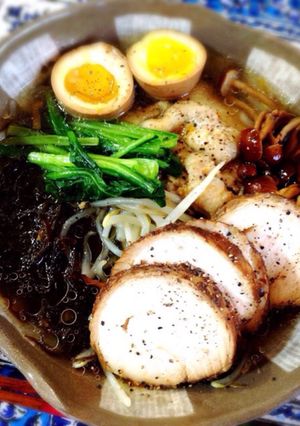 もずくを麺代わりに♡鶏出汁もずくラーメン-レシピのメイン写真