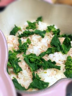 春!桜えびと菜の花のご飯♪-レシピのメイン写真