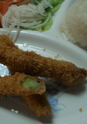 ◆アスパラの豚肉巻きフライ-レシピのメイン写真