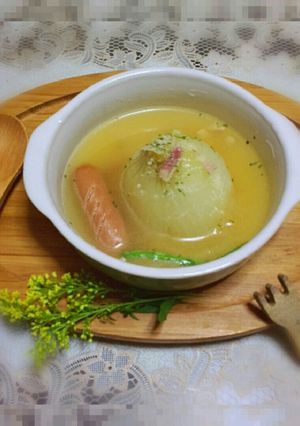[新玉ねぎの丸ごとスープ]-レシピのメイン写真