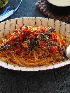 いわしとフレッシュトマトソースのパスタ-レシピのメイン写真