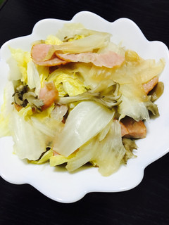白菜とベーコンのチーズ蒸し-レシピのメイン写真