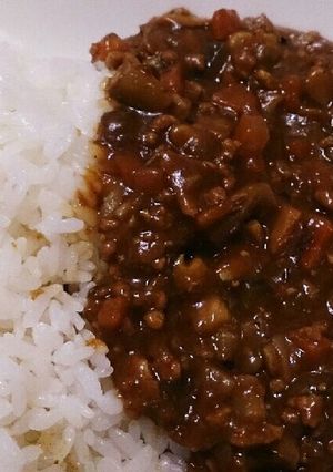 ぴよちゃんの30分で出来るひき肉カレー-レシピのメイン写真
