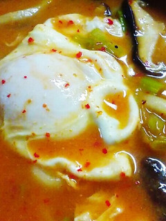白味噌と豆板醤のピリまろ☆うどん♪-レシピのメイン写真