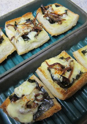 いかなごのチーズトースト-レシピのメイン写真
