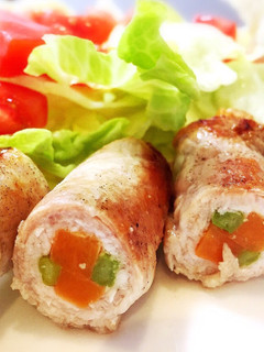 カロリーオフ!豚ロースの肉巻き-レシピのメイン写真