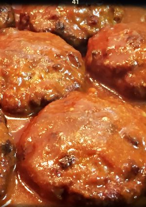 ☆簡単!冷食トマト煮込みミニハンバーグ☆-レシピのメイン写真