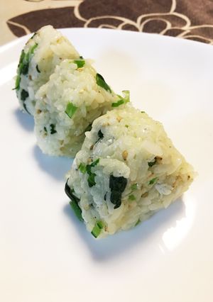 ハルたんマンの青菜しらすおにぎり★-レシピのメイン写真