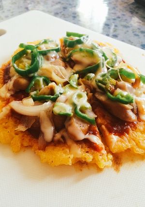 ご飯で作る簡単ピザ-レシピのメイン写真