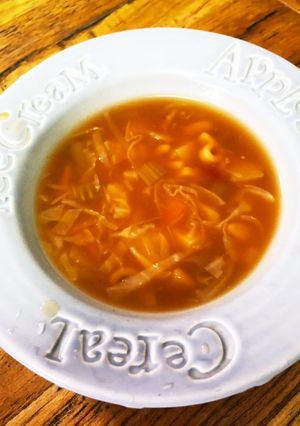 缶詰レシピ。キャンベルミネストローネ-レシピのメイン写真