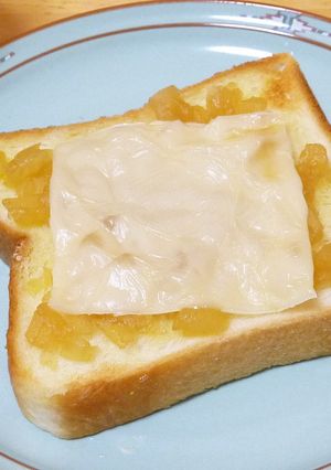 りんごバターdeチーズトースト-レシピのメイン写真