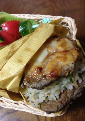 イワシ照り焼きバーガー❓❗️-レシピのメイン写真